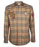  Sơ Mi Burberry Vintage Dài Tay Lưng Kim Cương 8024529 