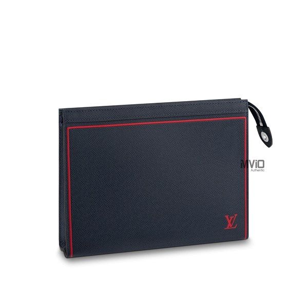  Clutch Louis Vuitton Voyage Mm Taiga B.O.R M63394 