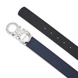  Belt Salvatore Xanh-Đen Mặt Silver 202067 5542/089 