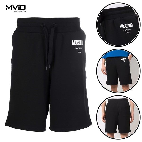  Short Moschino Đen Chữ Túi Trắng A3070228 1555 