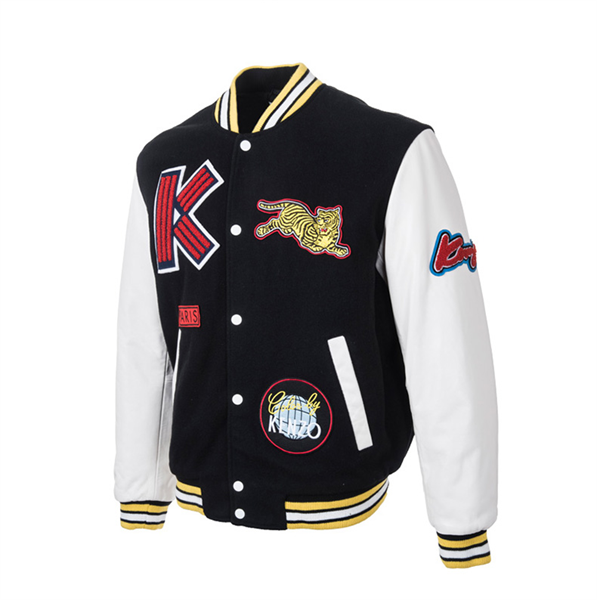  Áo Khoác Kenzo Da Nỉ F865Bl13410G Lưng Rồng 