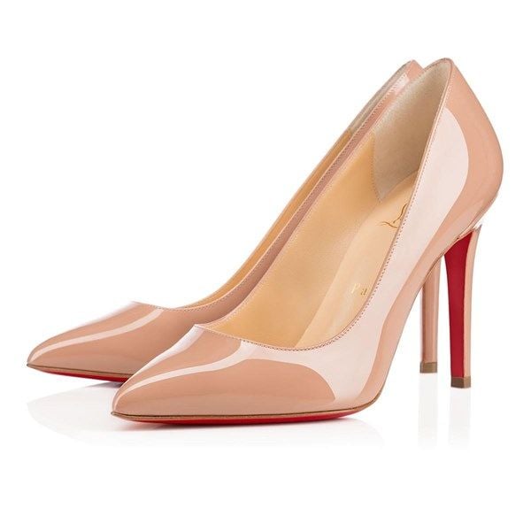  High Ginger Louboutin Pigalle Nude 100Mm 