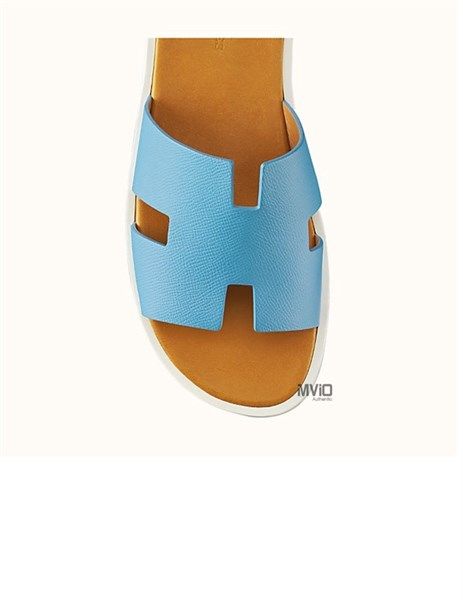  Dép Hermes Vàng/Xanh Dương 152415Zh 