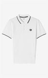  Polo Kenzo Trắng Kẻ Cổ Đen 5P0001 4Ba01 