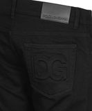  Jean Dolce Gabbana Đen Chữ DG Nổi Túi Sau GY07CZ G8DK3 