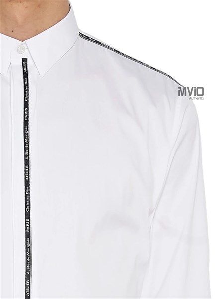  Sơ Mi Dior Trắng Viền Atelier 863C563 A1223 