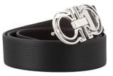  Belt Salvatore 2 Mặt Đen - Nâu 67A197 