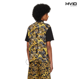  Polo Versace Đen Hoạ Tiết Vàng 2 Bên 74GAG627 