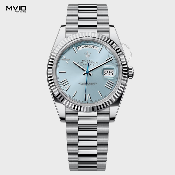  Đồng Hồ Rolex Perpetual Daydate 40 Platinum 