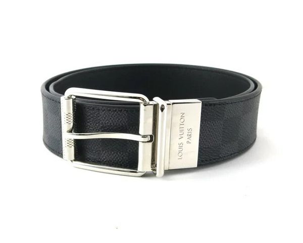  Belt Louis Vuitton Đen Damier Khoá M9156 