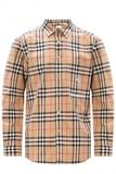  Sơ Mi Burberry Dài Tay Vintage Thêu Ngựa Trắng 8032064 