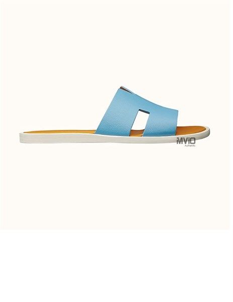  Dép Hermes Vàng/Xanh Dương 152415Zh 