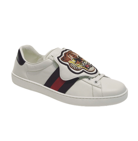  Sneaker Gucci Trắng Báo Limited 495188 