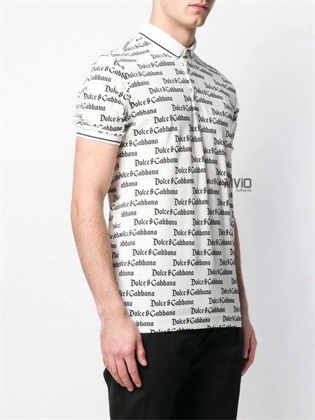  Polo Dolce Trắng Chữ Đen Nhí Fs722 Hwy44 