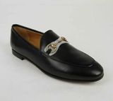  Loafer Gucci Đen Xích Vàng 482464 