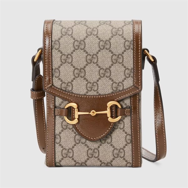 Túi Phone Bag Gucci Nâu Mono ZAMA42