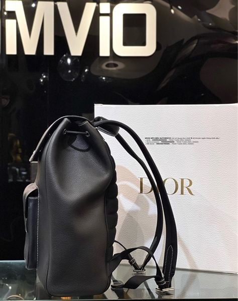  Balo Christian Dior Đen Logo Viền. 