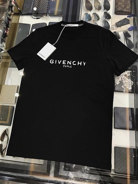 Phông Givenchy Đen In Ngực Bm70K93002 001 