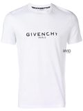  Phông Givenchy Trắng In Ngực Bm70K93002 000 
