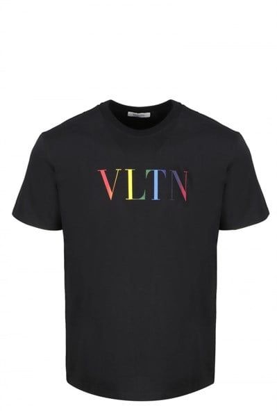  Phông Valentino Đen Chữ Màu Vv3Mg10Vf2U 