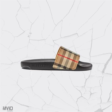  Dép Burberry Vintage Check Slides Cnyexin1651Hon 