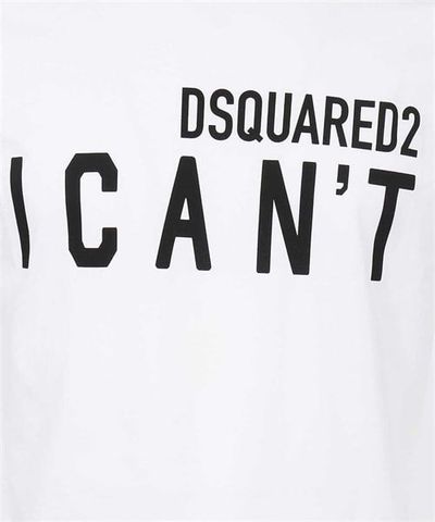  Phông Dsquared2 Trắng Ican’t S74GD0859 