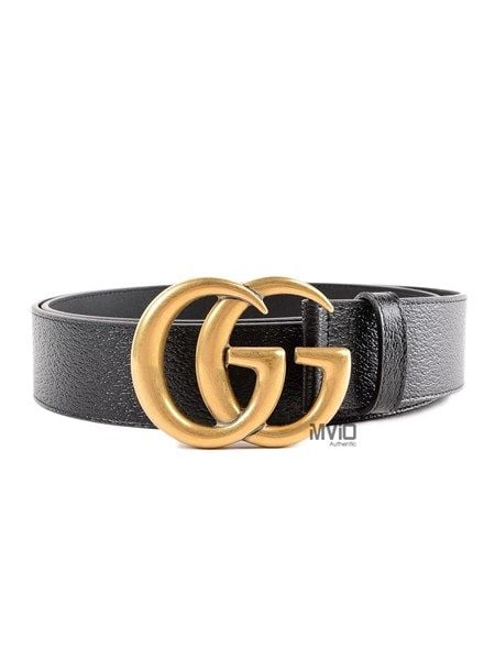  Belt Gucci Đen Marmont 406831 Dj20T Da Sần 