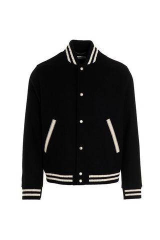  Áo Khoác Saint Laurent Teddy Chữ Nổi Mặt Sau 625918Y18Ow1000 