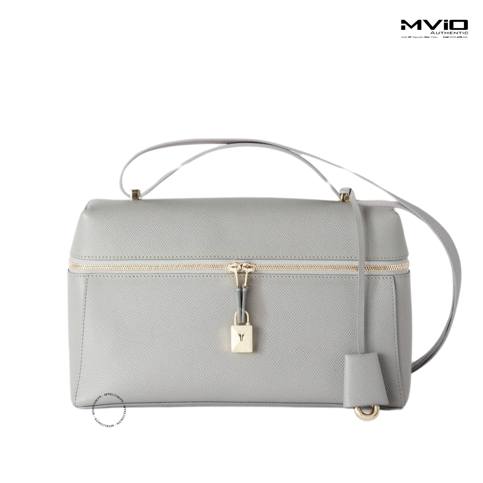  Túi Loro Piana Đeo Xanh Mint Khoá Gold FAN4085M565 