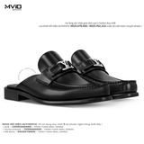  Slipper Louis Vuitton Đen Logo LV Sliver 1ACW98 