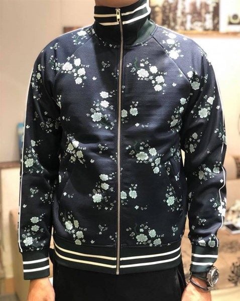  Áo Khóac Kenzo Nỉ Navy Thêu Hoa 5Bl7514Dd76 