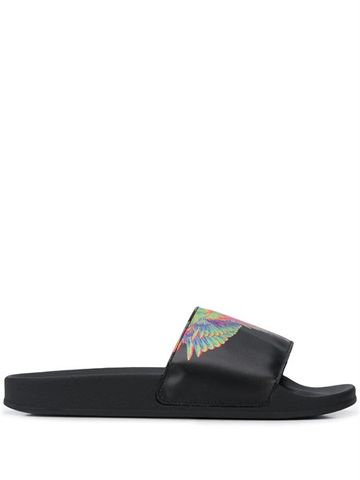  Dép Marcelo Burlon Print Slides Flat Wings 