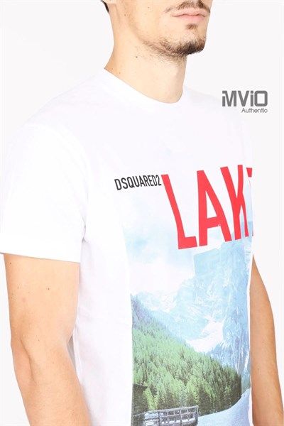  Phông Dsquared2 Trắng Lake S71Gd 0548 