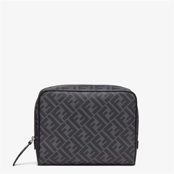  Clutch Fendi Xám Logo Chìm 7N0116Aglrfogxn 