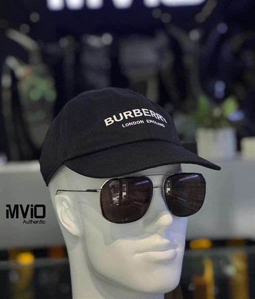  Mũ Burberry Đen Thêu 8010635 