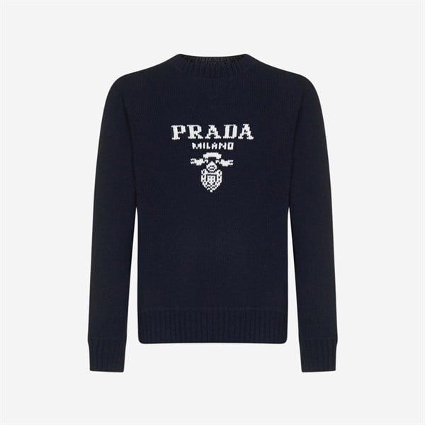  Len Prada Navy Chữ Trắng MB223 00081 