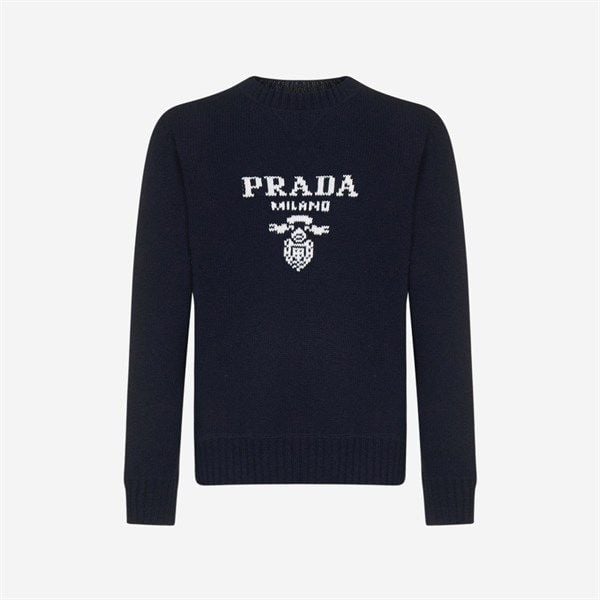  Len Prada Navy Chữ Trắng MB223 00081 