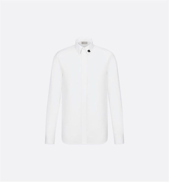  Sơ Mi Dior Trắng Cổ Thêu Ong 013C501P1581 089 