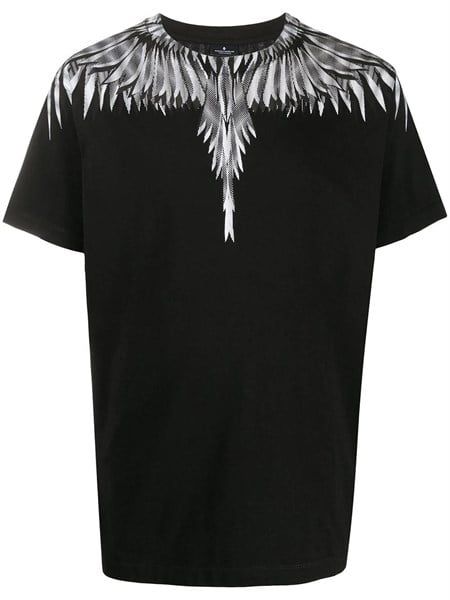  Phông Marcelo Burlon Đen Black White Cmaa018S20 Jer0031001 