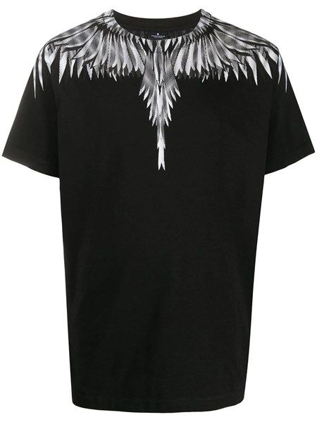  Phông Marcelo Burlon Đen Black White Cmaa018S20 Jer0031001 