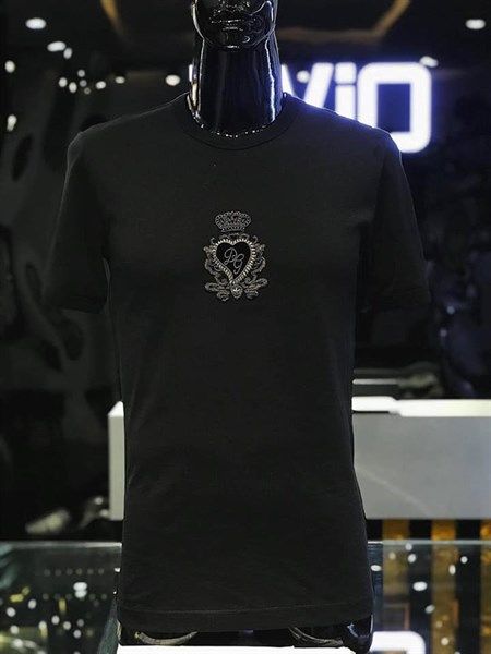  Phông Dolce Đen Thêu Ngực G7Rjp N0000 