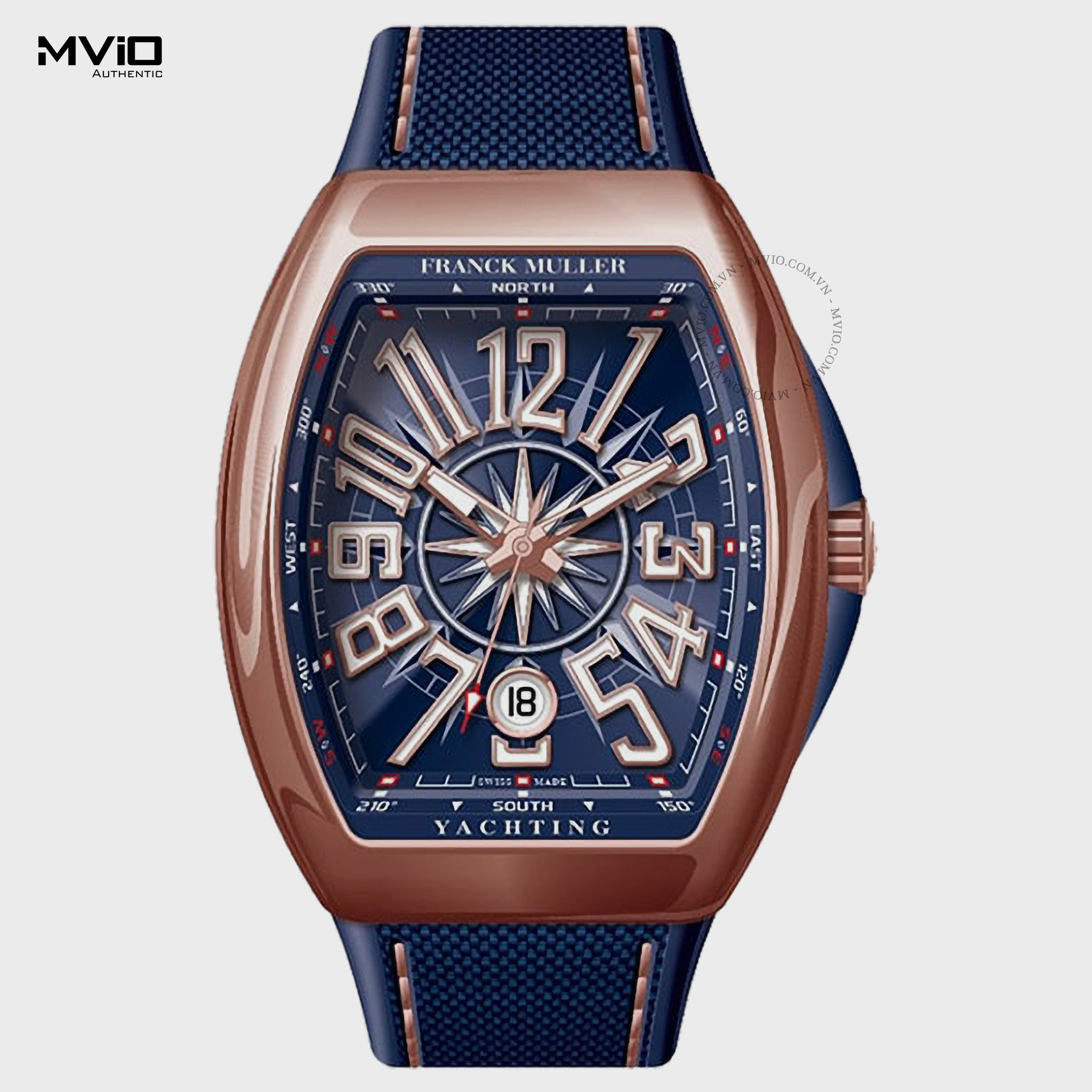 Đồng Hồ Franck Muller Vanguard Yachting Rose Gold