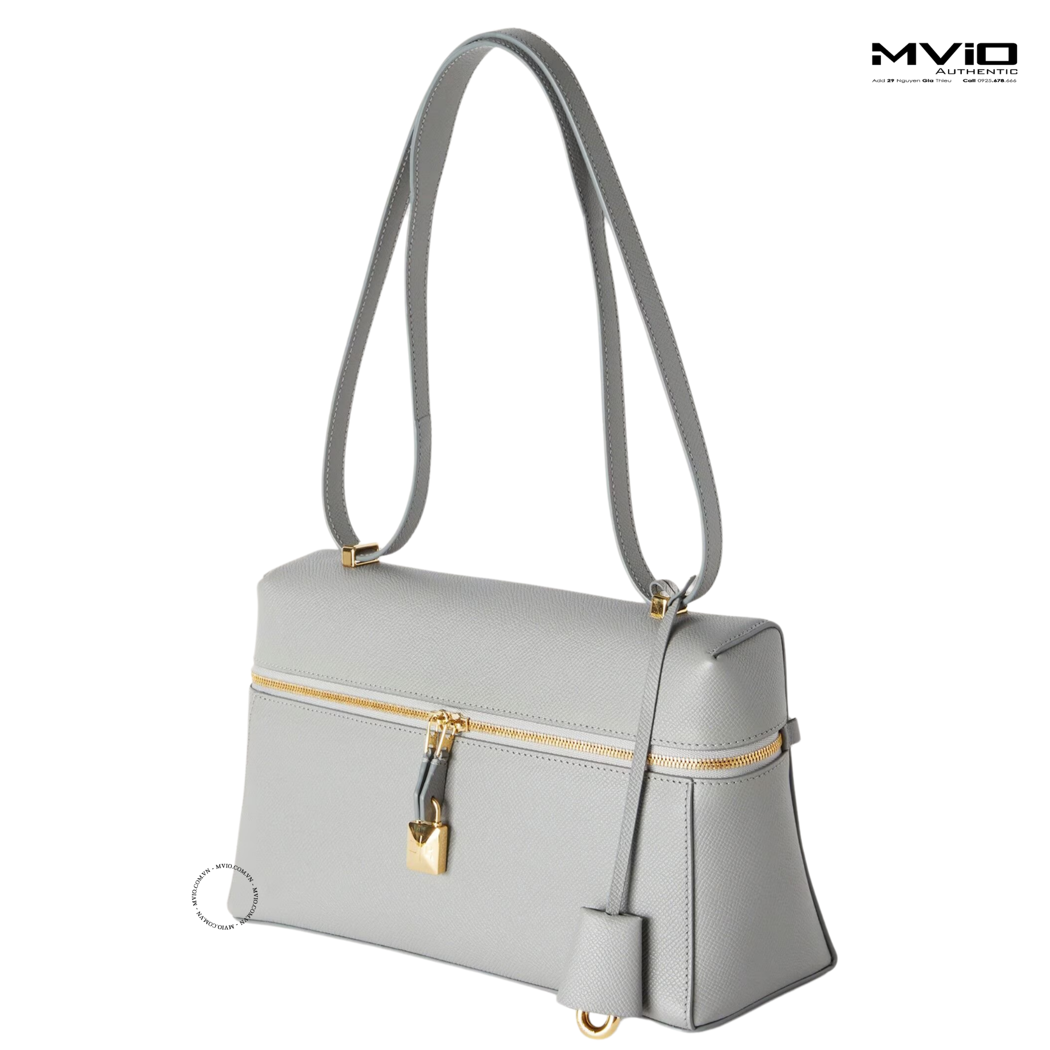  Túi Loro Piana Đeo Xanh Mint Khoá Gold FAN4085M565 