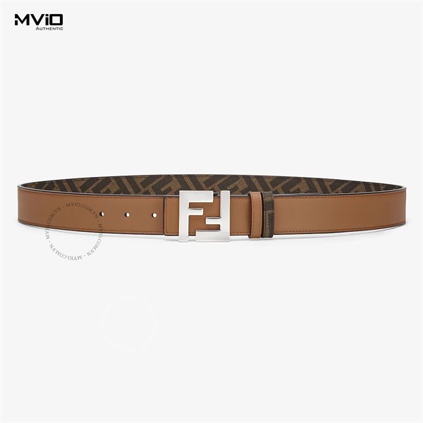 Belt Fendi Mặt Khoá Bạc Dây 2 Mặt 7C00424 AGR9F1JS8