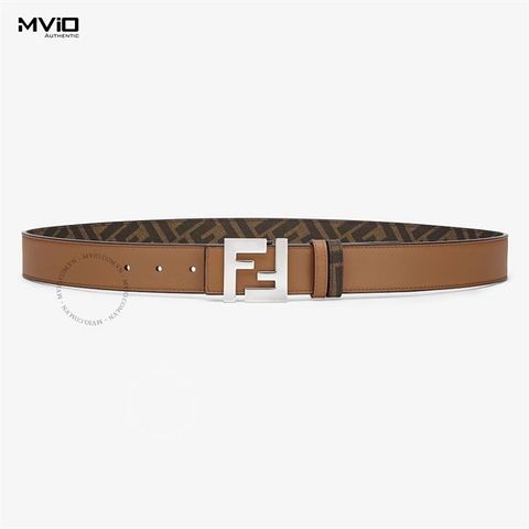  Belt Fendi Mặt Khoá Bạc Dây 2 Mặt 7C00424 AGR9F1JS8 