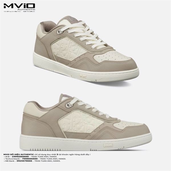  Sneaker Dior B27 Be Vân Oblique Chìm 3SN272ZAY_H114 