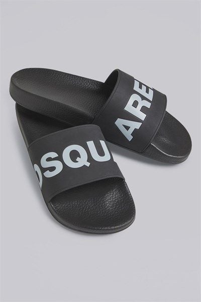  Dép Dsquared2 Chữ Trắng 2021 