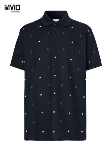  Polo Burberry Navy Sao Xanh 8030551 1003 