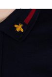  Polo Gucci Navy Thêu Ong Vàng 453865 X5H77 