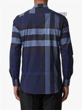  Sơ Mi Burberry Dài Tay Xanh Navy Ip 8011404 